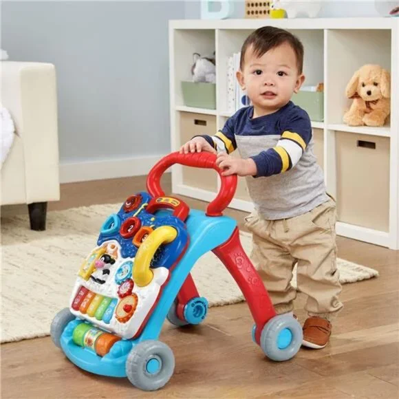 Sit-to-Stand Learning Walker (Frustration Free Packaging), Blue